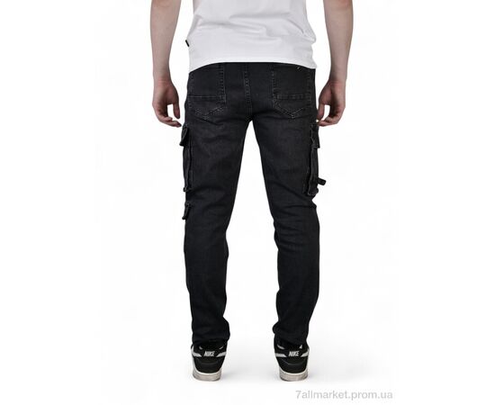 Джинси чоловічі Весна/осінь 8856 (8 шт. р.сітка28-36) "Baron" недорого оптом від прямого постачальника, зображення 3