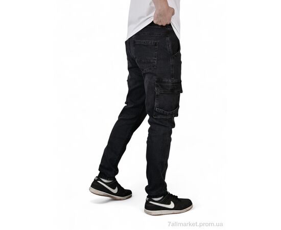 Джинси чоловічі Весна/осінь 8856 (8 шт. р.сітка28-36) "Baron" недорого оптом від прямого постачальника, зображення 4