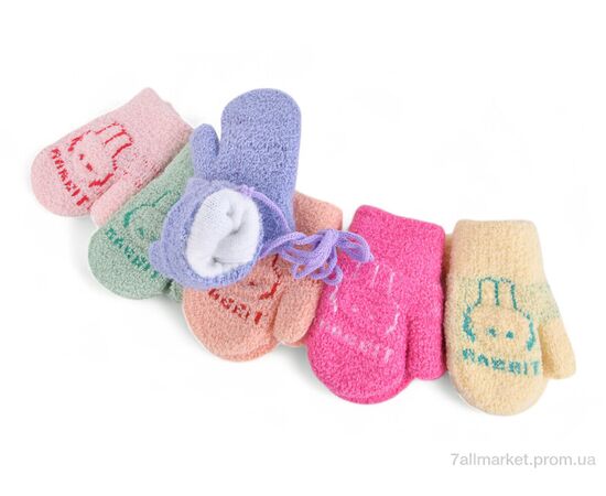 Рукавиці дитячі  J1004 mix (12 шт. р.сітка1-3) "TUZZI" недорого оптом від прямого постачальника, зображення 2