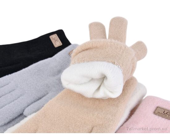 Рукавички жіночі Зима J2025 (альпака) mix (12 шт. р.сіткаOne size) "TUZZI" недорого оптом від прямого постачальника, зображення 2