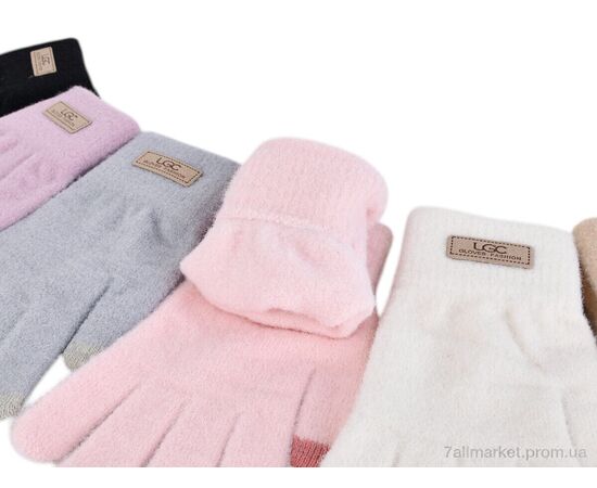 Рукавички жіночі Зима J2024 (альпака) mix (12 шт. р.сіткаOne size) "TUZZI" недорого оптом від прямого постачальника, зображення 2