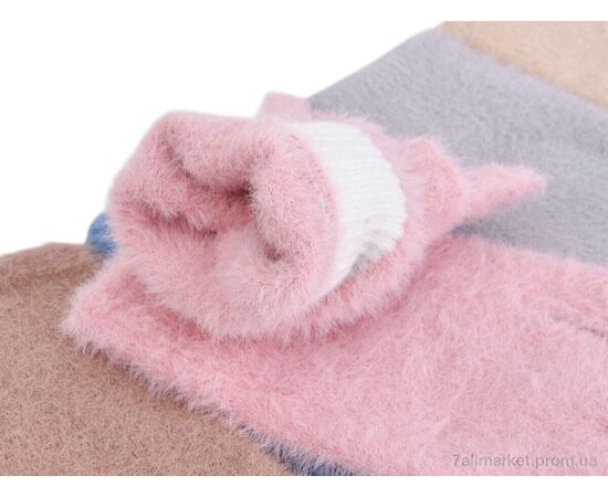 Фотография Перчатки женские Зима J3013 mix (норка) (12 шт. р.сетка One size) "TUZZI" недорого оптом от прямого поставщика, изображение 2