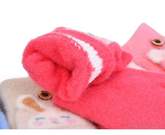 Рукавиці дитячі Зима J3004 mix (альпака) (12 шт. р.сітка3-5) "TUZZI" недорого оптом від прямого постачальника, зображення 2