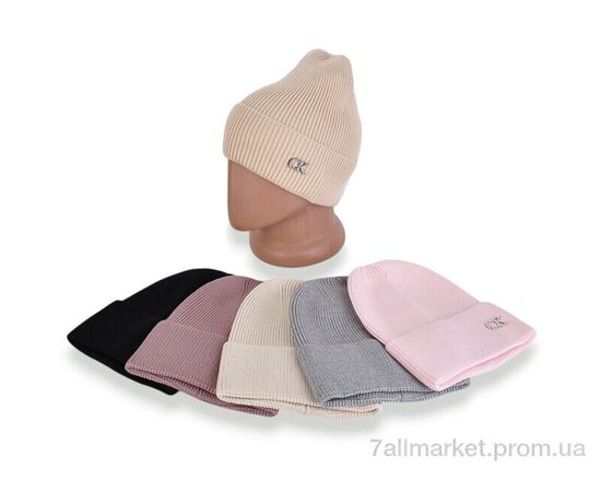 Жіноча шапка Зима 06-01 mix (5 шт. р.сіткаOne size) "TUZZI" недорого оптом від прямого постачальника, зображення 2