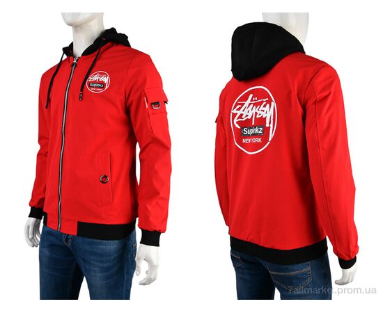 Куртка чоловіча Весна/осінь 4162-88015-2 red (5 шт. р.сіткаS-2XL) "Мир" недорого оптом від прямого постачальника, зображення 3 Куртка чоловіча Весна/осінь 4162-88015-2 red (5 шт. р.сіткаS-2XL) "Мир" недорого оптом від прямого постачальника, зображення 3