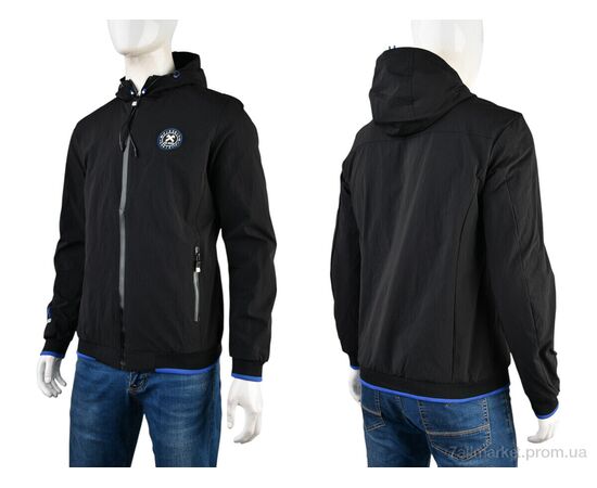 Куртка мужская Весна/осень 4163-87020-1 black (4 шт. р.сетка S-2XL) "Мир" недорого оптом от прямого поставщика, изображение 3 Фотография Куртка мужская Весна/осень 4163-87020-1 black (4 шт. р.сетка S-2XL) "Мир" недорого оптом от прямого поставщика, изображение 3