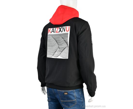 Куртка мужская Весна/осень 4163-88016-1 black (5 шт. р.сетка S-2XL) "Мир" недорого оптом от прямого поставщика, изображение 2 Фотография Куртка мужская Весна/осень 4163-88016-1 black (5 шт. р.сетка S-2XL) "Мир" недорого оптом от прямого поставщика, изображение 2