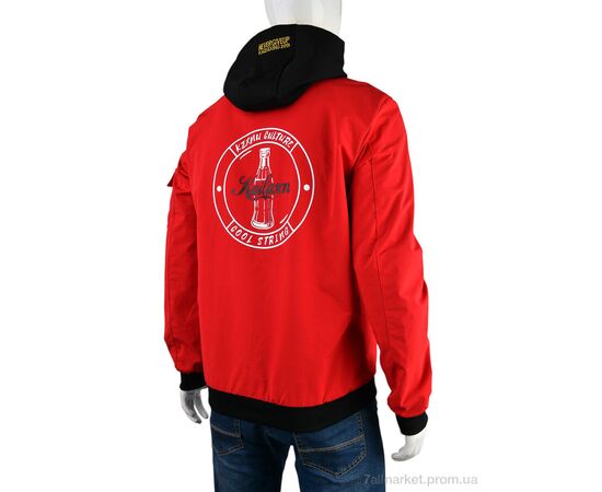 Куртка мужская Весна/осень 4163-99012-2 red (5 шт. р.сетка S-2XL) "Мир" недорого оптом от прямого поставщика, изображение 2 Фотография Куртка мужская Весна/осень 4163-99012-2 red (5 шт. р.сетка S-2XL) "Мир" недорого оптом от прямого поставщика, изображение 2
