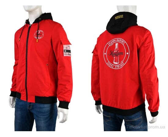 Куртка мужская Весна/осень 4163-99012-2 red (5 шт. р.сетка S-2XL) "Мир" недорого оптом от прямого поставщика, изображение 3 Фотография Куртка мужская Весна/осень 4163-99012-2 red (5 шт. р.сетка S-2XL) "Мир" недорого оптом от прямого поставщика, изображение 3