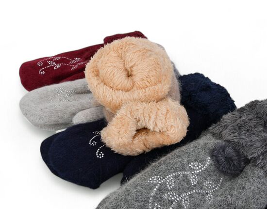 Рукавички для жінок Зима B43 mix (12 шт. р.сіткаOne size) "TUZZI" недорого оптом від прямого постачальника, зображення 2