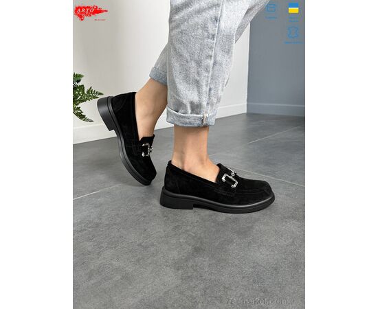 Туфлі жіночі стильні Весна/осінь 360 чорний з. (8 пар р.36-41) "ARTO" недорого оптом від прямого постачальника, зображення 4