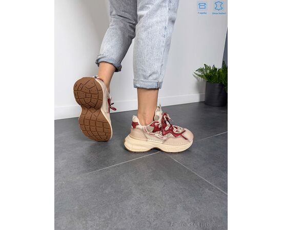 Кросівки жіночі модні Весна/осінь BA1002-1 red (8 пар р.36-40) "S.Sofi.S" недорого оптом від прямого постачальника, зображення 2