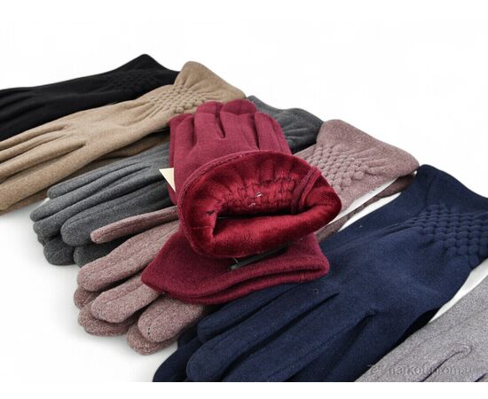 Перчатки женские Зима 286-3 mix (12 шт. р.сетка 6,5-8,5) "CAP" недорого оптом от прямого поставщика, изображение 2 Фотография Перчатки женские Зима 286-3 mix (12 шт. р.сетка 6,5-8,5) "CAP" недорого оптом от прямого поставщика, изображение 2