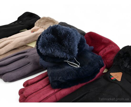 Перчатки женские Зима 279-1 mix (12 шт. р.сетка 6,5-8,5) "CAP" недорого оптом от прямого поставщика, изображение 2 Фотография Перчатки женские Зима 279-1 mix (12 шт. р.сетка 6,5-8,5) "CAP" недорого оптом от прямого поставщика, изображение 2