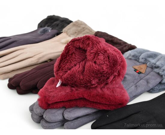 Перчатки женские Зима 279-3 mix (12 шт. р.сетка 6,5-8,5) "CAP" недорого оптом от прямого поставщика, изображение 2 Фотография Перчатки женские Зима 279-3 mix (12 шт. р.сетка 6,5-8,5) "CAP" недорого оптом от прямого поставщика, изображение 2