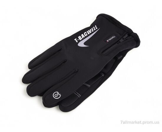 Чоловічі рукавиці Зима A9-NV black (12 шт. р.сіткаL-2XL) "TUZZI" недорого оптом від прямого постачальника, зображення 2