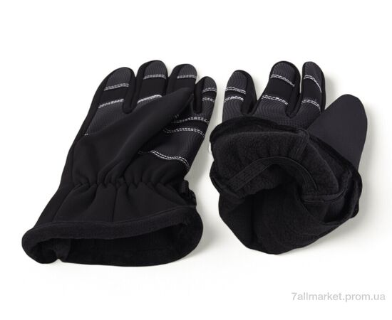Чоловічі рукавиці Зима A9-NV black (12 шт. р.сіткаL-2XL) "TUZZI" недорого оптом від прямого постачальника, зображення 3