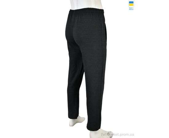 Спортивні штани чоловічі Весна/осінь 004-1 grey (5 шт. р.сітка46-54) "Banko" недорого оптом від прямого постачальника, зображення 3 Спортивні штани чоловічі Весна/осінь 004-1 grey (5 шт. р.сітка46-54) "Banko" недорого оптом від прямого постачальника, зображення 3