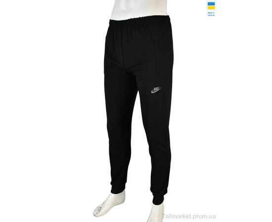 Спортивные брюки мужские Весна/осень 004-3 black (5 шт. р.сетка 46-54) "Banko" недорого оптом от прямого поставщика, изображение 2 Фотография Спортивные брюки мужские Весна/осень 004-3 black (5 шт. р.сетка 46-54) "Banko" недорого оптом от прямого поставщика, изображение 2