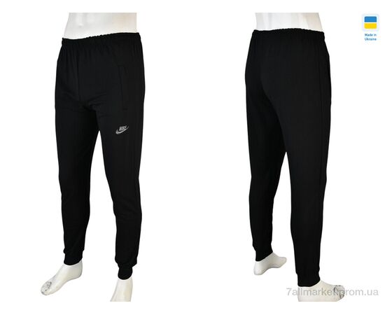 Спортивные брюки мужские Весна/осень 004-3 black (5 шт. р.сетка 46-54) "Banko" недорого оптом от прямого поставщика, изображение 4 Фотография Спортивные брюки мужские Весна/осень 004-3 black (5 шт. р.сетка 46-54) "Banko" недорого оптом от прямого поставщика, изображение 4