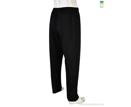 Спортивні штани чоловічі Весна/осінь 007-2 black (5 шт. р.сітка56-64) "Banko" недорого оптом від прямого постачальника, зображення 3 Спортивні штани чоловічі Весна/осінь 007-2 black (5 шт. р.сітка56-64) "Banko" недорого оптом від прямого постачальника, зображення 3