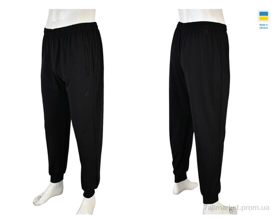 Спортивні штани чоловічі Весна/осінь 009-3 black (5 шт. р.сітка46-54) "Banko" недорого оптом від прямого постачальника, зображення 4 Спортивні штани чоловічі Весна/осінь 009-3 black (5 шт. р.сітка46-54) "Banko" недорого оптом від прямого постачальника, зображення 4