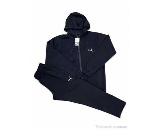 Фотография Спортивный костюм мужской Весна/осень 104 black (5 шт. р.сетка 3XL-7XL) "Verton" недорого оптом от прямого поставщика, изображение 2