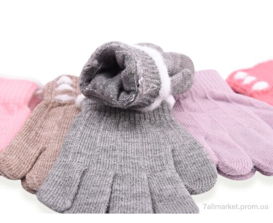 Фотография Перчатки для детей Зима 6103 (з начосом) mix (12 шт. р.сетка 5-8) "CAP" недорого оптом от прямого поставщика, изображение 2