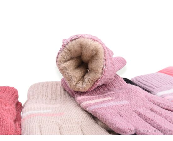 Рукавички для дітей Зима 6115 (подвійні) mix (12 шт. р.сітка5-8) "CAP" недорого оптом від прямого постачальника, зображення 2