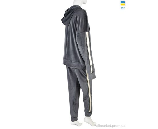 Фотография Спортивный костюм женский Зима 006-3 grey (4 шт. р.сетка 52-58) "Banko" недорого оптом от прямого поставщика, изображение 2