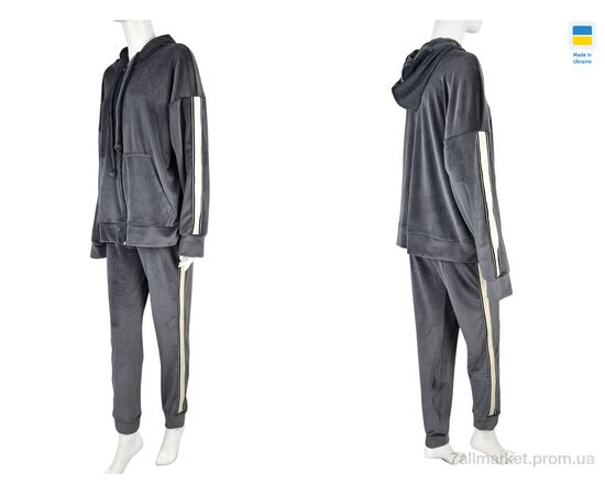 Фотография Спортивный костюм женский Зима 006-3 grey (4 шт. р.сетка 52-58) "Banko" недорого оптом от прямого поставщика, изображение 3