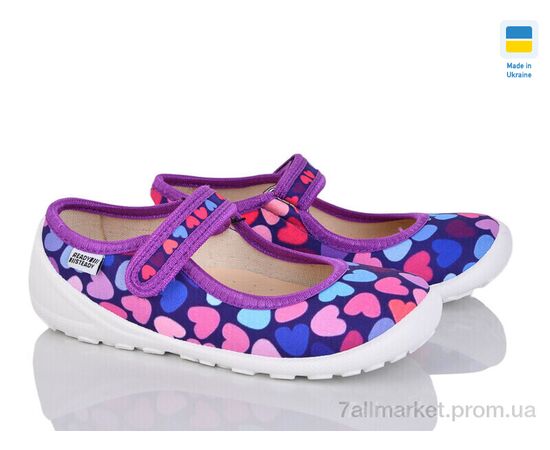 Фотография Тапки детские домашние Весна/осень 201-126 фиол (6 пар р.24-29) "Weestep-Ukraine" недорого оптом от прямого поставщика, изображение 2