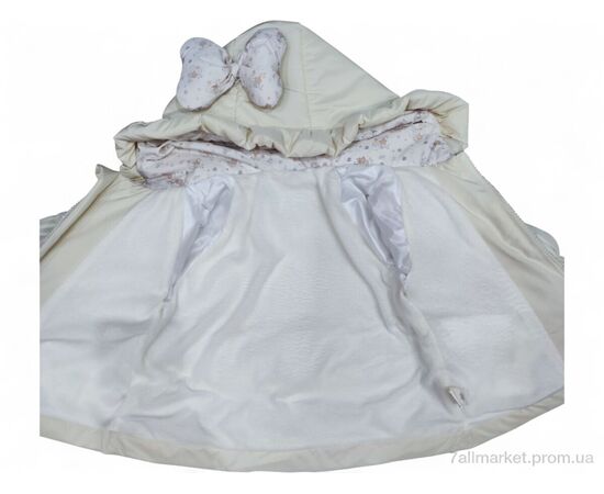 Куртка дитяча Зима 2507 молочний (5 шт. р.сітка90-130) "Kids-modnik" недорого оптом від прямого постачальника, зображення 3 Куртка дитяча Зима 2507 молочний (5 шт. р.сітка90-130) "Kids-modnik" недорого оптом від прямого постачальника, зображення 3