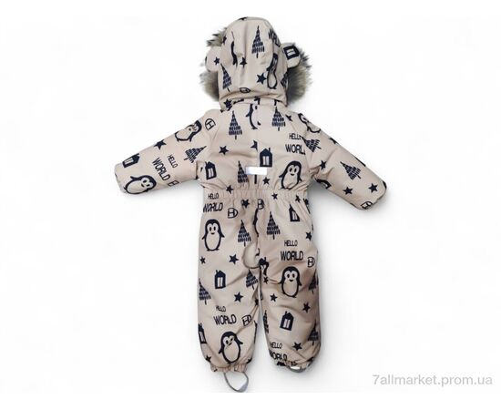 Комбінезон дитячий Зима L560 капучіно (5 шт. р.сітка74-98) "Kids-modnik" недорого оптом від прямого постачальника, зображення 2 Комбінезон дитячий Зима L560 капучіно (5 шт. р.сітка74-98) "Kids-modnik" недорого оптом від прямого постачальника, зображення 2