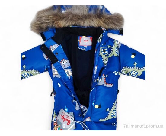 Комбінезон дитячий Зима B831 синій (5 шт. р.сітка80-104) "Kids-modnik" недорого оптом від прямого постачальника, зображення 3 Комбінезон дитячий Зима B831 синій (5 шт. р.сітка80-104) "Kids-modnik" недорого оптом від прямого постачальника, зображення 3