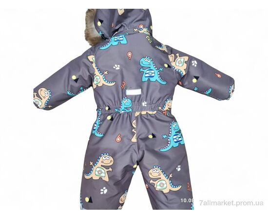 Комбінезон дитячий Зима B831 сірий (5 шт. р.сітка80-104) "Kids-modnik" недорого оптом від прямого постачальника, зображення 2 Комбінезон дитячий Зима B831 сірий (5 шт. р.сітка80-104) "Kids-modnik" недорого оптом від прямого постачальника, зображення 2
