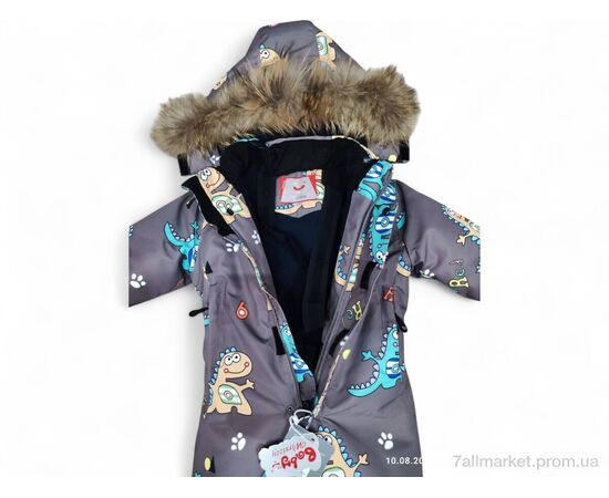 Комбінезон дитячий Зима B831 сірий (5 шт. р.сітка80-104) "Kids-modnik" недорого оптом від прямого постачальника, зображення 3 Комбінезон дитячий Зима B831 сірий (5 шт. р.сітка80-104) "Kids-modnik" недорого оптом від прямого постачальника, зображення 3