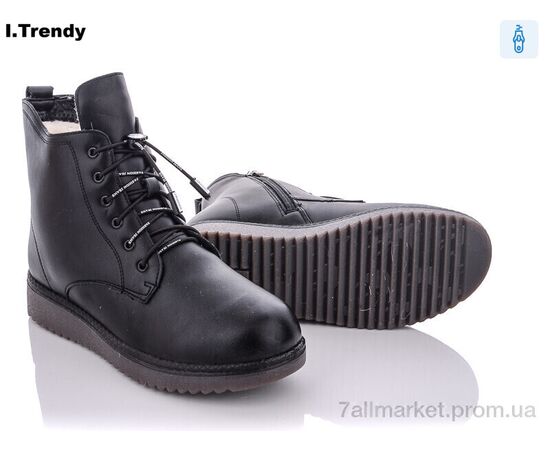 Черевики жіночі стильні Зима BK822-1 (8 пар р.37-42) "Trendy" недорого оптом від прямого постачальника, зображення 2 Черевики жіночі стильні Зима BK822-1 (8 пар р.37-42) "Trendy" недорого оптом від прямого постачальника, зображення 2