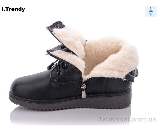 Черевики жіночі стильні Зима BK822-1 (8 пар р.37-42) "Trendy" недорого оптом від прямого постачальника, зображення 3 Черевики жіночі стильні Зима BK822-1 (8 пар р.37-42) "Trendy" недорого оптом від прямого постачальника, зображення 3