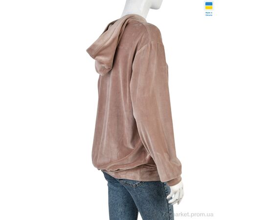 Батник жіночий Зима 003 бежевий (2 шт. р.сітка36-40) "Vande Grouff" недорого оптом від прямого постачальника, зображення 2 Батник жіночий Зима 003 бежевий (2 шт. р.сітка36-40) "Vande Grouff" недорого оптом від прямого постачальника, зображення 2