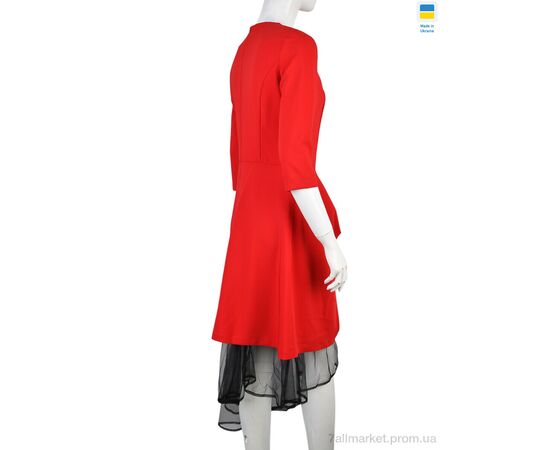 Плаття жіноче Весна/осінь 834 червоний (2 шт. р.сітка36-38) "Vande Grouff" недорого оптом від прямого постачальника, зображення 2 Плаття жіноче Весна/осінь 834 червоний (2 шт. р.сітка36-38) "Vande Grouff" недорого оптом від прямого постачальника, зображення 2