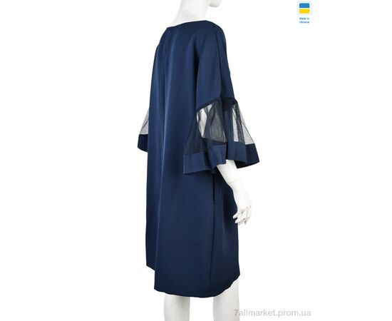 Плаття жіноче Весна/осінь 812 синій (2 шт. р.сітка40-44) "Vande Grouff" недорого оптом від прямого постачальника, зображення 2 Плаття жіноче Весна/осінь 812 синій (2 шт. р.сітка40-44) "Vande Grouff" недорого оптом від прямого постачальника, зображення 2