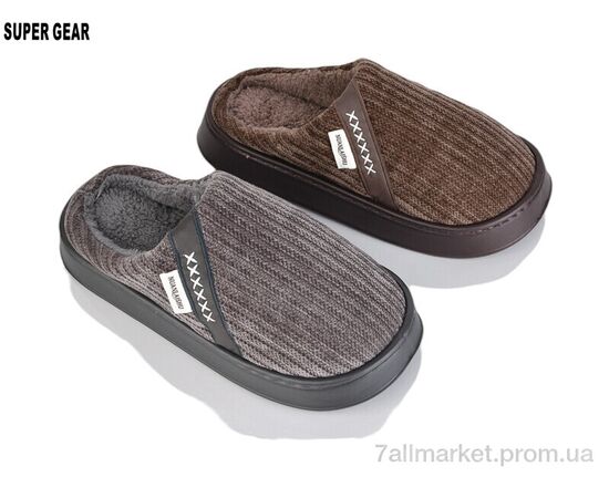 Тапки чоловічі домашні Зима 2513 mix (12 пар р.42-47) "Super Gear" недорого оптом від прямого постачальника, зображення 2 Тапки чоловічі домашні Зима 2513 mix (12 пар р.42-47) "Super Gear" недорого оптом від прямого постачальника, зображення 2