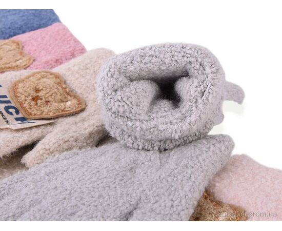 Рукавички для дітей Зима 5206 (тедди) mix (12 шт. р.сітка2-4) "TUZZI" недорого оптом від прямого постачальника, зображення 2 Рукавички для дітей Зима 5206 (тедди) mix (12 шт. р.сітка2-4) "TUZZI" недорого оптом від прямого постачальника, зображення 2