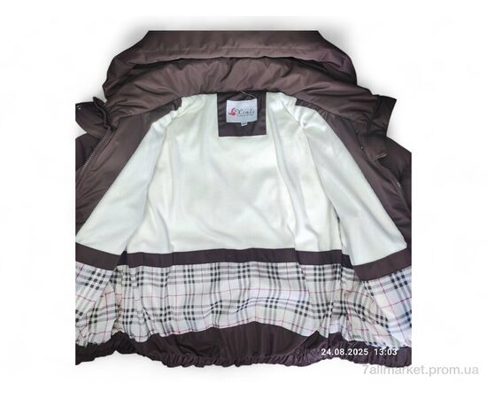 Куртка дитяча Зима F22 шоколадний (5 шт. р.сітка140-164) "Kids-modnik" недорого оптом від прямого постачальника, зображення 2 Куртка дитяча Зима F22 шоколадний (5 шт. р.сітка140-164) "Kids-modnik" недорого оптом від прямого постачальника, зображення 2