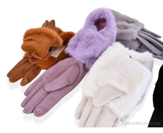 Рукавички жіночі Зима 608  замш-хутро mix (10 шт. р.сітка6,5-8,5) "PAIDI" недорого оптом від прямого постачальника, зображення 2 Рукавички жіночі Зима 608  замш-хутро mix (10 шт. р.сітка6,5-8,5) "PAIDI" недорого оптом від прямого постачальника, зображення 2
