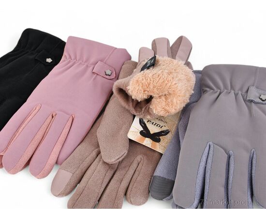 Рукавички жіночі Зима 201 плащівка-текстиль mix (10 шт. р.сіткаS-2XL) "PAIDI" недорого оптом від прямого постачальника, зображення 2 Рукавички жіночі Зима 201 плащівка-текстиль mix (10 шт. р.сіткаS-2XL) "PAIDI" недорого оптом від прямого постачальника, зображення 2