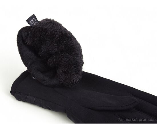 Чоловічі рукавиці Зима 301 плащівка-текстиль black (10 шт. р.сіткаM-3XL) "PAIDI" недорого оптом від прямого постачальника, зображення 2