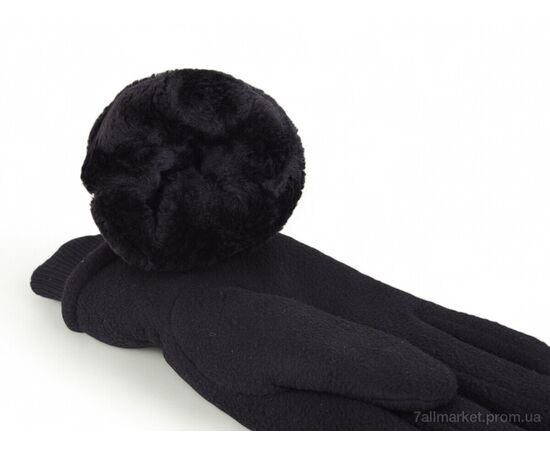 Фотография Перчатки мужские Зима 81 фліс black (10 шт. р.сетка 11-13) "PAIDI" недорого оптом от прямого поставщика, изображение 2