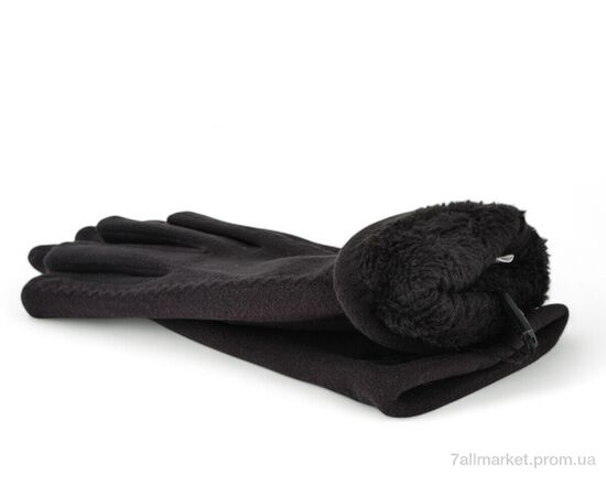 Рукавички жіночі Зима 68-2 пальто black (10 шт. р.сітка6,5-8,5) "PAIDI" недорого оптом від прямого постачальника, зображення 2